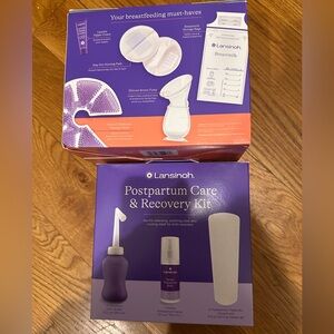 Lansinoh bundle: Breastfeeding Essentials/ Postpartum Care & Recovery Kit